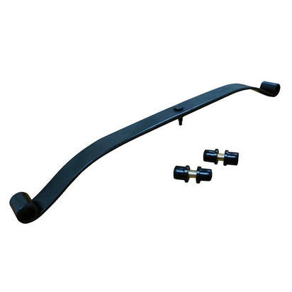 Original equipment OEM style front leaf spring replacement with bushings for Club Car DS model golf carts, gas or electric.
