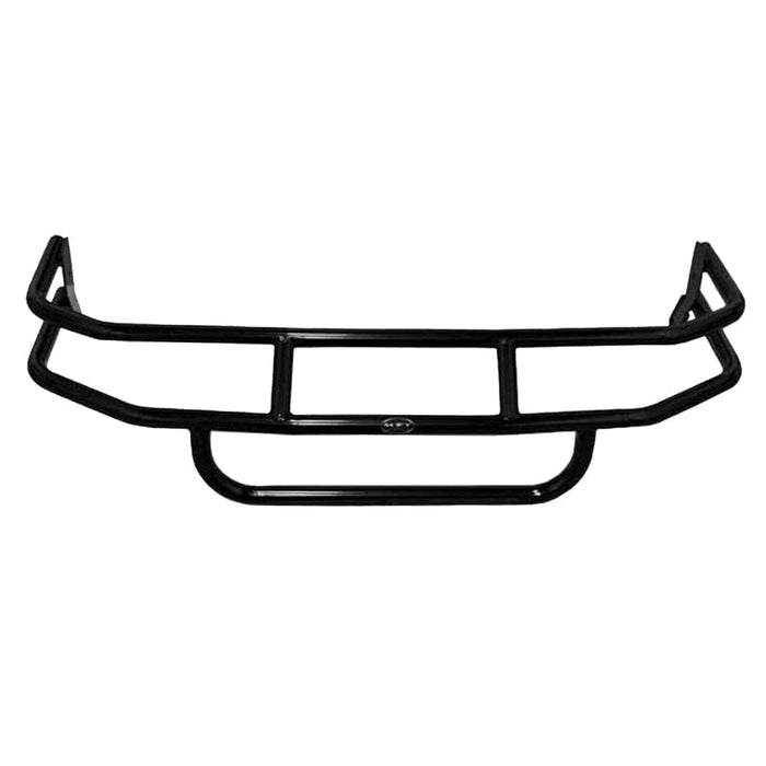 Black front brush guard for EZGO TXT model golf cart, years 1995-2013 by Madjax.
