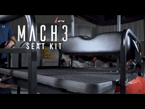 GTW® Mach3 golf cart rear seat video