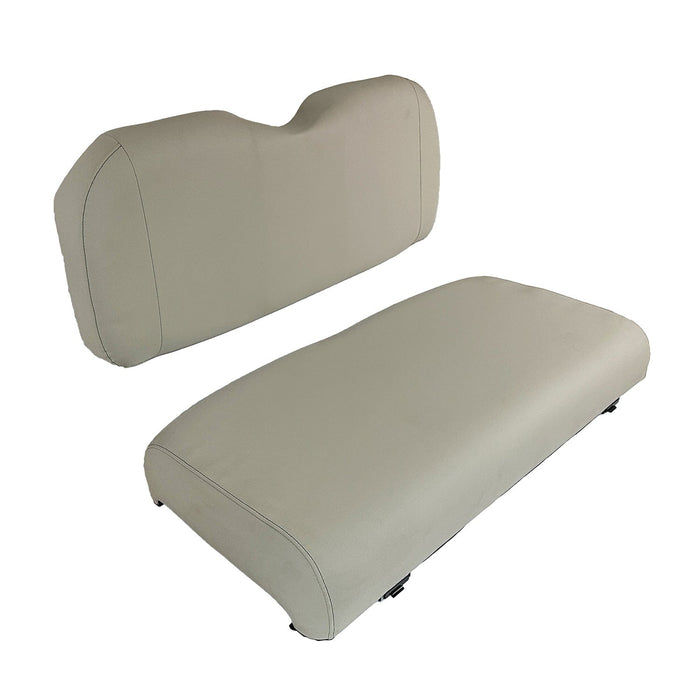 Yamaha Drive G29 golf cart front seat replacement assembly in factory OEM grey or stone color.