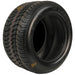12" Rally Black/Machined Golf Cart Wheels and DOT Approved Street Turf Tires Combo - Set of 4 - GOLFCARTSTUFF.COM™