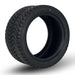 12" Rally Gunmetal Golf Cart Wheels and DOT Approved Street Turf Tires Combo - Set of 4 - GOLFCARTSTUFF.COM™