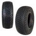 12" Tempest Machined/ Black Wheels and WANDA GFX 23x10-12 (23"tall) DOT Street Tires - Set of 4 - GOLFCARTSTUFF.COM™