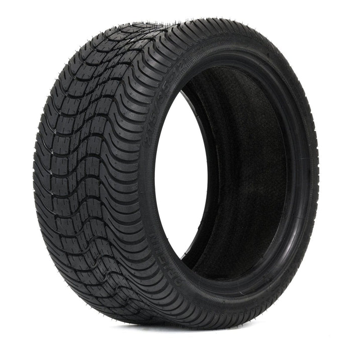 12" Vampire Aluminum SS Wheels in Gloss Black Finish and 215/35-12 Low-Profile Arisun Cruze Turf Tires Combo - Set of 4 - GOLFCARTSTUFF.COM™