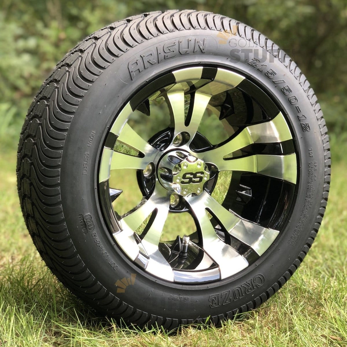 Non-Lifted Yamaha Golf Cart Wheels and Tires — GOLFCARTSTUFF.COM™