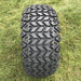 14" Slingshot Wheels in Gunmetal and Machined Aluminum Finish and 23" All-Terrain Off-Road Arisun X-Trail Tires Combo- Set of 4 - GOLFCARTSTUFF.COM™