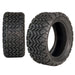 14" Stallion Gloss Black Wheels and 23x10-14 DOT All Terrain Tires Combo- Set of 4 - GOLFCARTSTUFF.COM™