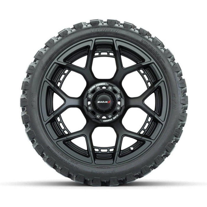 15" MadJax® Flow Form Evolution Wheels with GTW® Nomad 23x10-R15 Off Road Tires - Set of 4 - Select Your Finish - GOLFCARTSTUFF.COM™