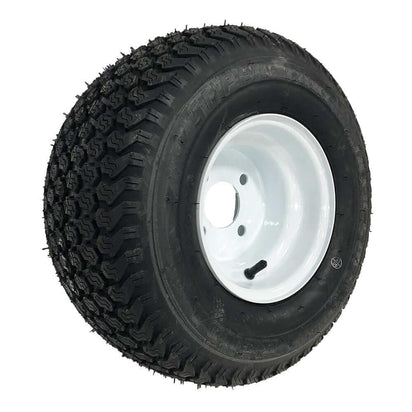 18x8.5-8 Turf All Terrain Tires and 8" OEM Steel Golf Cart Wheels Combo - Set of 4 (Fits all carts!) - GOLFCARTSTUFF.COM™