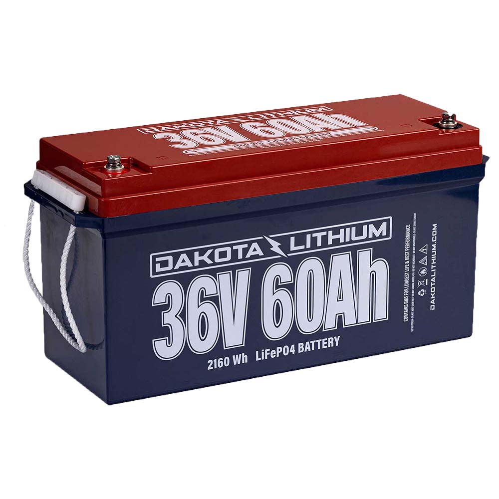 Dakota Lithium 36V Golf Cart Battery - 60Ah w/ Charger — GOLFCARTSTUFF.COM™