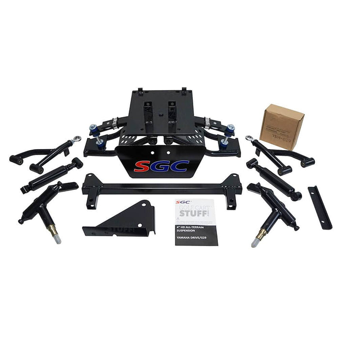 4” HD A-Arm Lift Kit For Yamaha Drive (G29) (Gas and Electric, 2007-2016)⎮SGC® - GOLFCARTSTUFF.COM™
