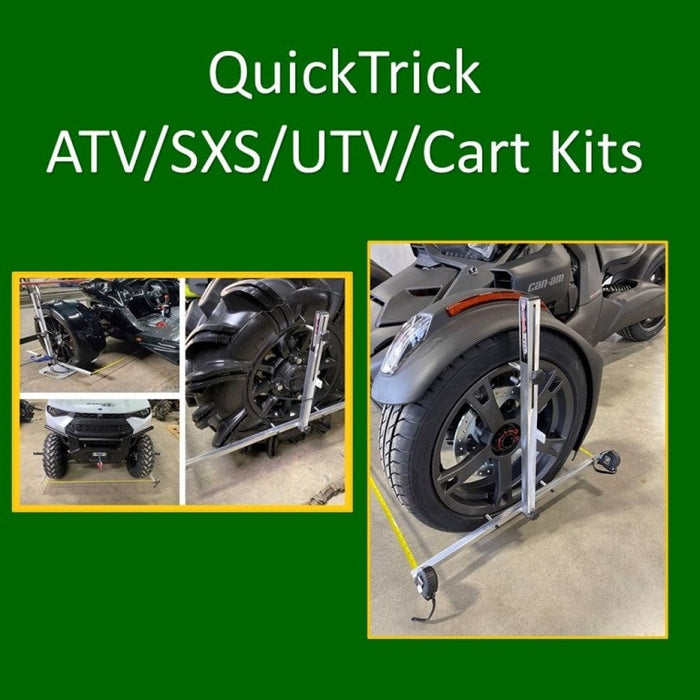 QuickTrick™ golf cart alignment use photo