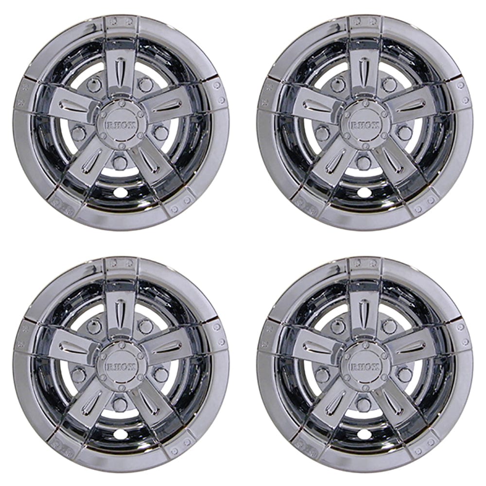 Universal 8" Golf Cart Hub Cap Vegas Chrome RHOX —