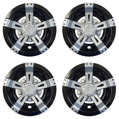 RHOX-Wheel-Cover-SET-OF-4-8-Vegas-Silver-Metallic-w-Black-CAP-0053-4