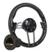 Black GTA3 Golf Cart Steering Wheel - GOLFCARTSTUFF.COM™