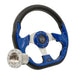 Blue Club Sport Golf Cart Steering Wheel - 12.5" - GOLFCARTSTUFF.COM™