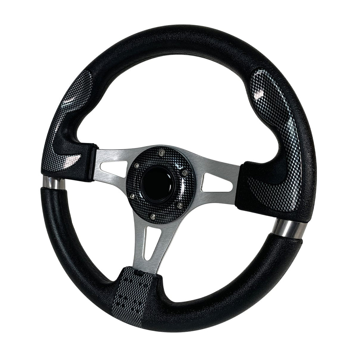 Carbon Fiber GTA1 Golf Cart Steering Wheel —