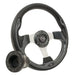 Carbon Fiber Rally Golf Cart Steering Wheel - 12.5" - GOLFCARTSTUFF.COM™