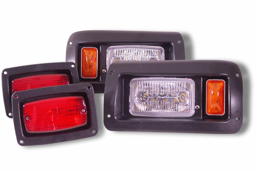 織り柄チェック DS LED Headlight TailLight Kit Compatible with Club Car DS, CPOWACE  Golf Cart Led Light Kit, Replacement for Club Car DS Light Kit 