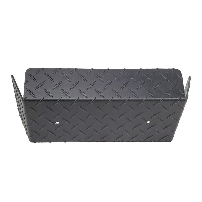 Club Car DS Black Powder Coated Diamond Plate Front Bumper - GOLFCARTSTUFF.COM™