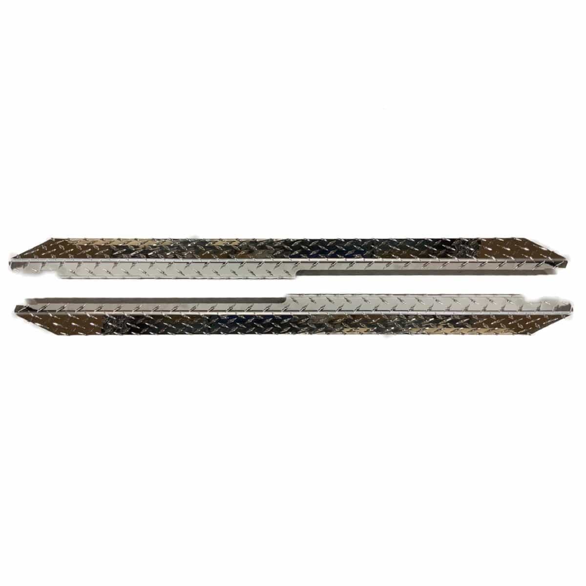 Club Car DS Golf Cart Diamond Plate Rocker Panel Set Polished Aluminum ...