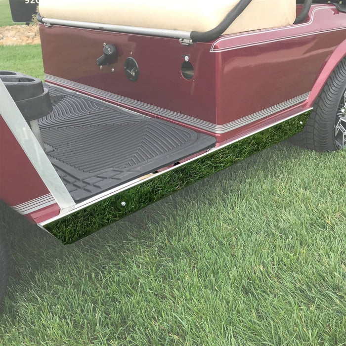 Club Car DS Golf Cart Stainless Steel Full Rocker Panels - GOLFCARTSTUFF.COM™