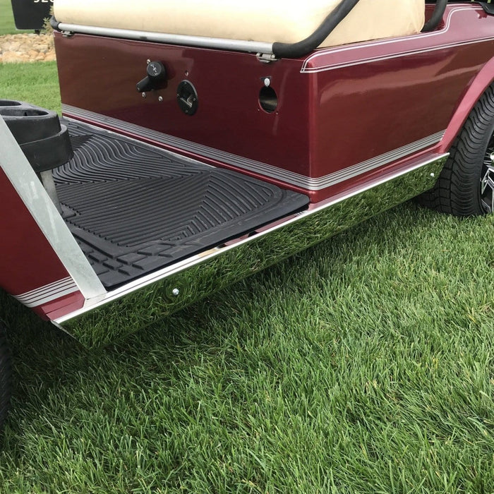 Club Car DS Golf Cart Stainless Steel Full Rocker Panels - GOLFCARTSTUFF.COM™