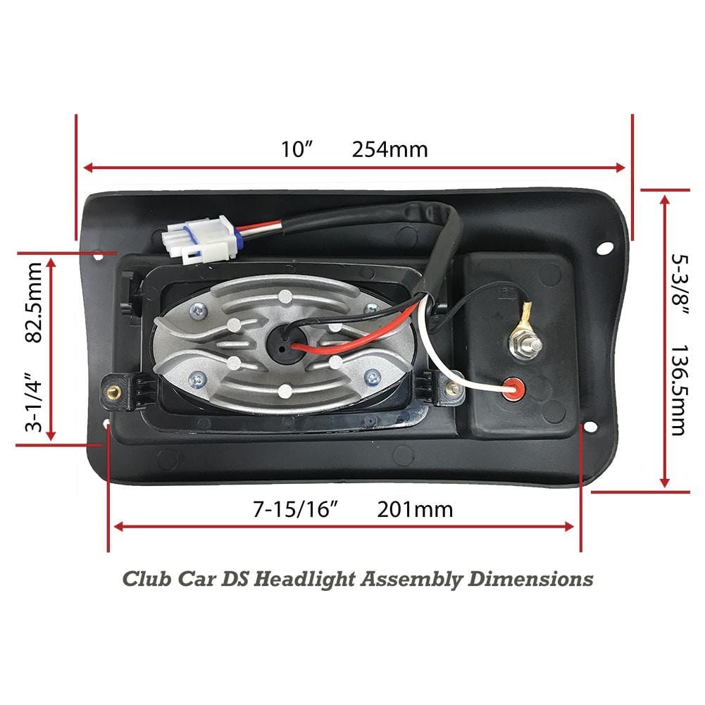 Club Car DS Headlight Replacement Golf Cart Stuff —