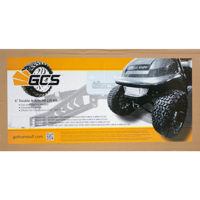 Club Car Precedent / Tempo / Onward 6” A-Arm Lift Kit - GCS™ - GOLFCARTSTUFF.COM™