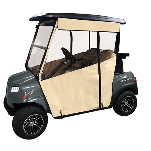 DoorWorks® Track-Style Golf Cart Enclosure for Club Car, EZ-GO, Yamaha Carts - GOLFCARTSTUFF.COM™