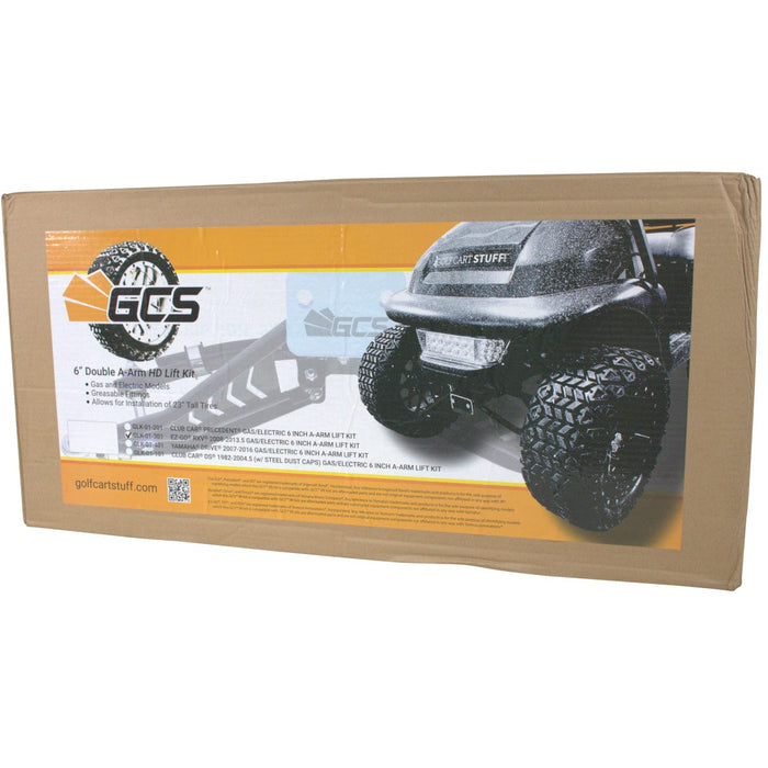 EZGO RXV (2008-2013.5) 6” A-Arm Lift Kit - GCS™ - GOLFCARTSTUFF.COM™