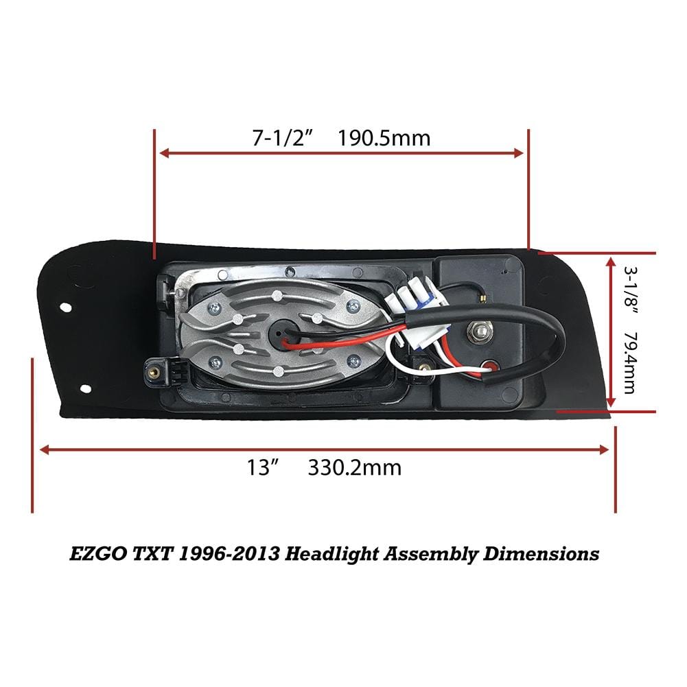 EZGO TXT Adjustable ALL LED LIGHT KIT (1996-2013)- Instamatic