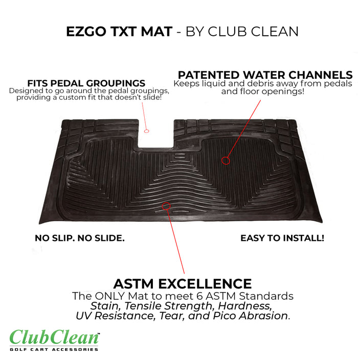 EZGO TXT Golf Cart Floor Mat - GOLFCARTSTUFF.COM™