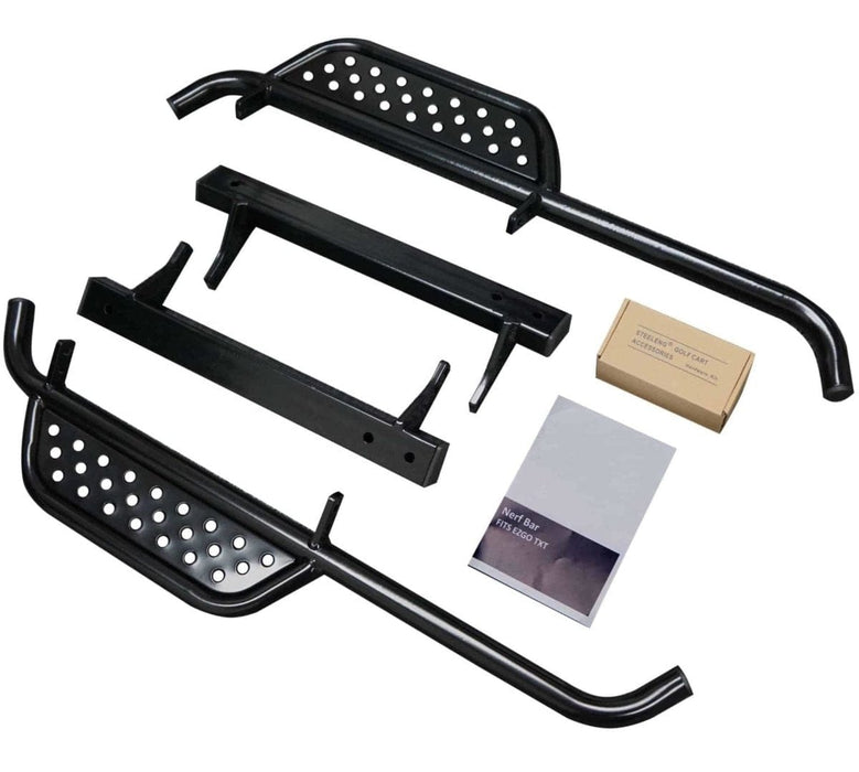 EZGO TXT/ PDS Golf Cart Nerf Bars / Running Boards (set of 2) - GOLFCARTSTUFF.COM™