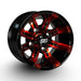 GCS™ Colorway 10" Tempest Golf Cart Wheels and 20" Golf Cart Tires Combo - Set of 4 (Choose your tire!) - GOLFCARTSTUFF.COM™