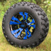 GCS™ Colorway 10" Vampire Golf Cart Wheels and 20" Golf Cart Tires Combo - Set of 4 (Choose your tire!) - GOLFCARTSTUFF.COM™