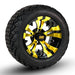GCS™ Colorway 12" Vampire Golf Cart Wheels and 20" Tall Golf Cart Tires Combo - Set of 4 (Choose your tire!) - GOLFCARTSTUFF.COM™