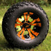 GCS™ Colorway 12" Vampire Golf Cart Wheels and 23" Golf Cart Tires Combo - Set of 4 (Choose your tire!) - GOLFCARTSTUFF.COM™