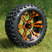 GCS™ Colorway 14" Vampire Golf Cart Wheels and 23" Tall Golf Cart Tires Combo - Set of 4 (Choose your tire!) - GOLFCARTSTUFF.COM™