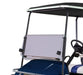GCS™ EZGO TXT Clear Golf Cart Folding Windshield (1996-2013) - GOLFCARTSTUFF.COM™