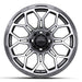 15" Bravo golf cart 19-302 matte gray aluminum wheel available individually or in a set of 4.