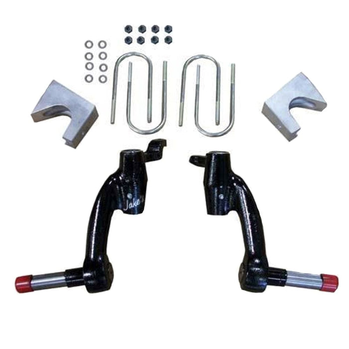 6 inch Jake's spindle golf cart lift kit for EZGO TXT gas model 2008.5 and newer model year.