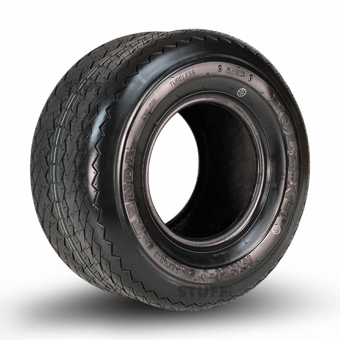 Kenda HOLEN1 18x8.508 OEM Sawtooth Golf Cart Tire Only 18" tall