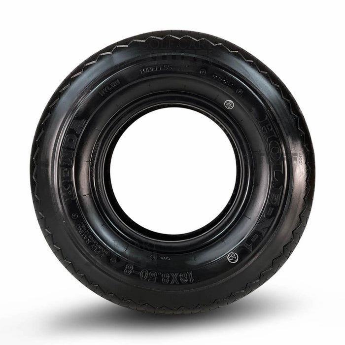 E-Z-GO 18x8.50-8 Tire & Wheel Assembly – Kenda Tire, Tan Wheel, For Golf Carts & Utility Vehicles