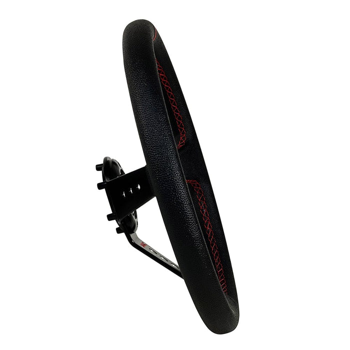 Offset 3Spoke Red Stripe Golf Cart Steering Wheel 13.5"⎮SGC