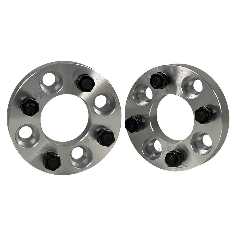 Pair of 1" Golf Cart Wheel Spacers for EZGO, Club Car, Yamaha Golf Car