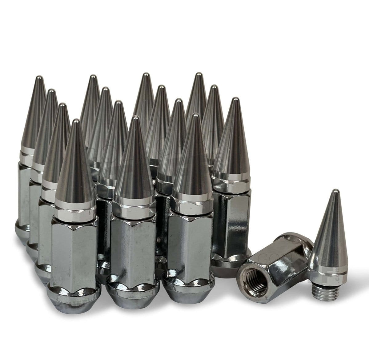 Spike Lug Nuts for Club Car, EZGO, Yamaha Golf Carts Pack of 16