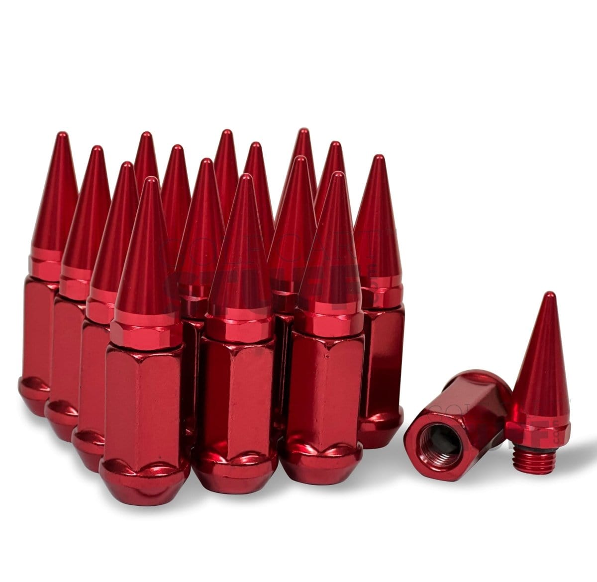 Spike Lug Nuts for Club Car, EZGO, Yamaha Golf Carts Pack of 16