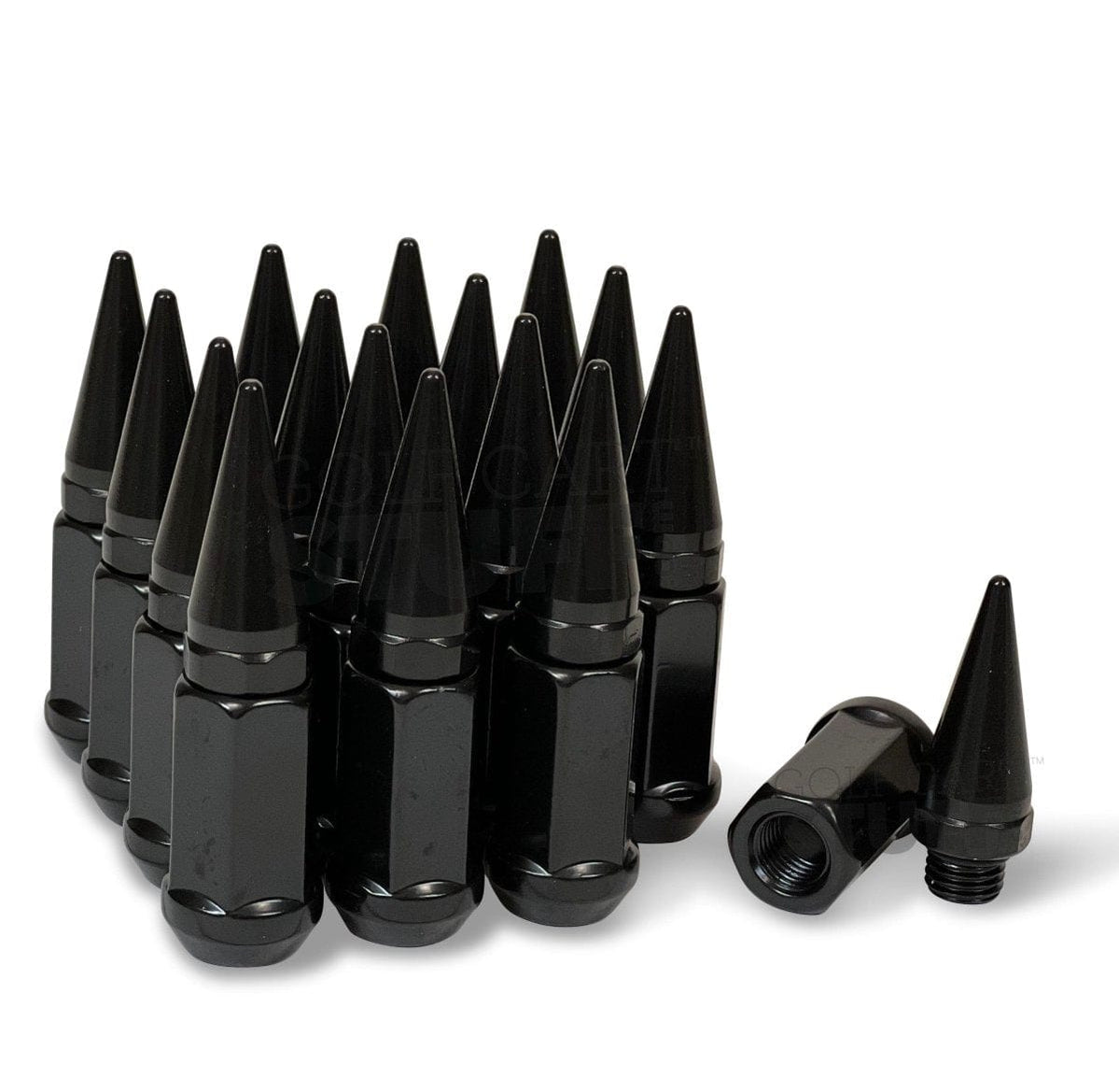 Spike Lug Nuts for Club Car, EZGO, Yamaha Golf Carts Pack of 16