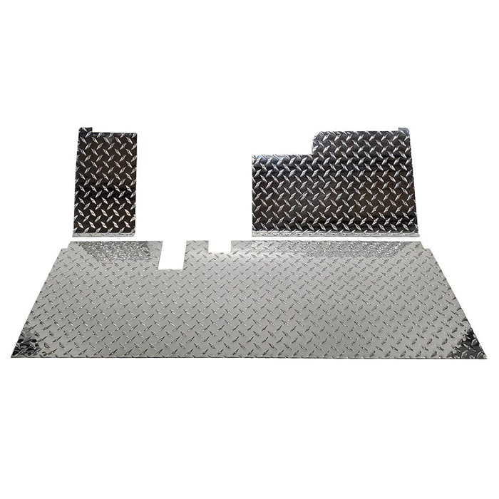 Yamaha G14-G22 Aluminum Diamond Plate Floor Kit - GOLFCARTSTUFF.COM™